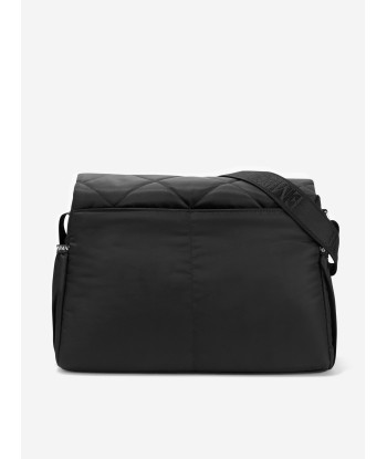 Emporio Armani Baby Quilted Changing Bag In Black la colonne vertébrale