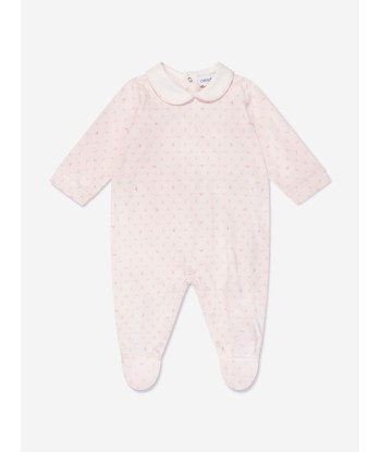 Emporio Armani Baby Girls Logo Babygrow In Pink Comment ça marche