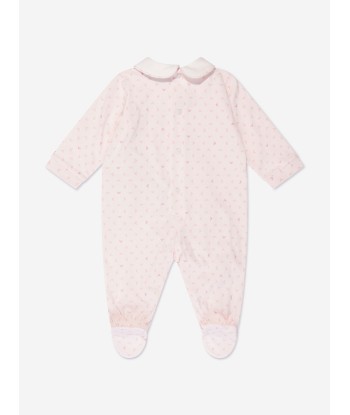 Emporio Armani Baby Girls Logo Babygrow In Pink Comment ça marche