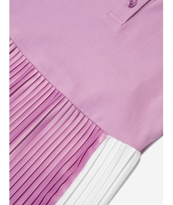 Emporio Armani Girls Pleated Dress In Pink à prix réduit toute l'année