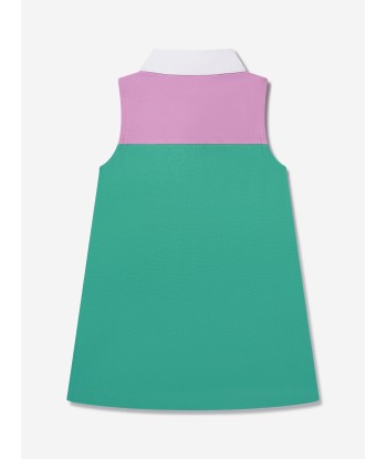 Emporio Armani Girls Sleeveless Dress In Green offre 