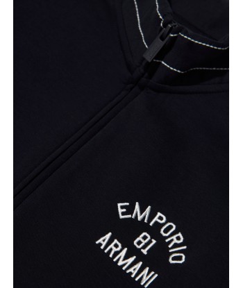 Emporio Armani Boys Zip Up Jacket In Navy Découvrez la collection