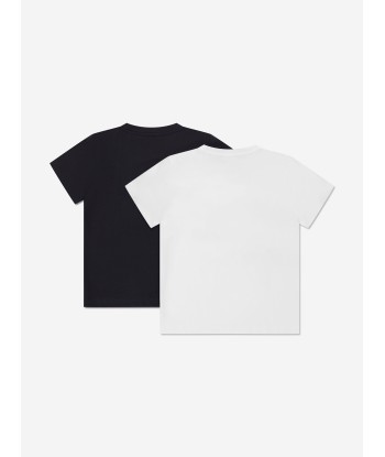 Emporio Armani Boys 2 Piece Logo T-Shirt Set In Black du meilleur 