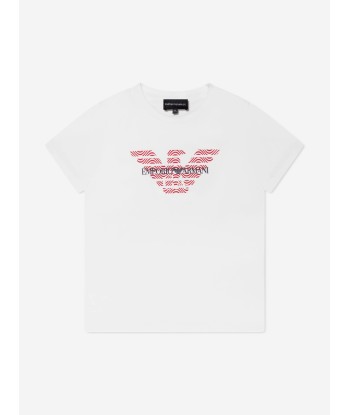 Emporio Armani Boys 2 Piece Logo T-Shirt Set In Red Faites des économies