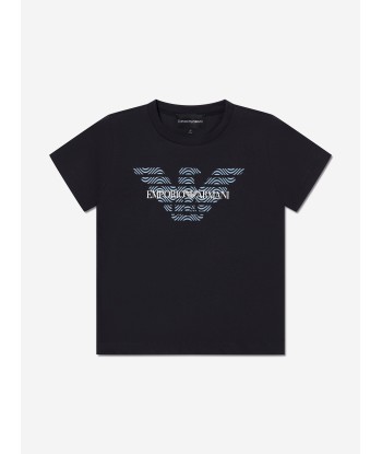 Emporio Armani Boys 2 Piece Logo T-Shirt Set In Black du meilleur 