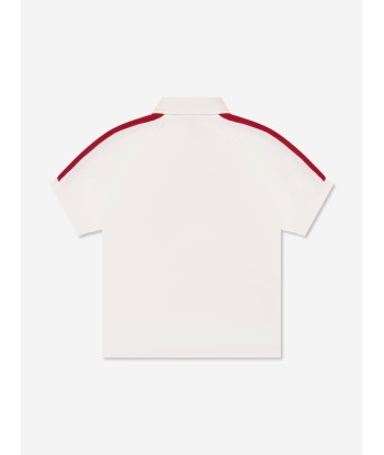 Emporio Armani Boys Logo Polo Shirt In White sélection de produits