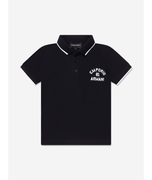 Emporio Armani Boys Logo Polo Shirt In Navy 2 - 3 jours ouvrés.