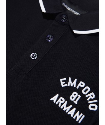 Emporio Armani Boys Logo Polo Shirt In Navy 2 - 3 jours ouvrés.