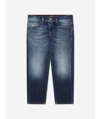 Emporio Armani Boys Dark Denim Jeans In Blue Par le système avancé 