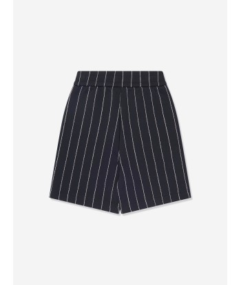 Emporio Armani Boys Striped Shorts In Navy Venez découvrir notre 