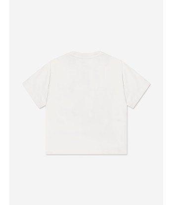 Emporio Armani Boys Logo T-Shirt In White Les êtres humains sont 