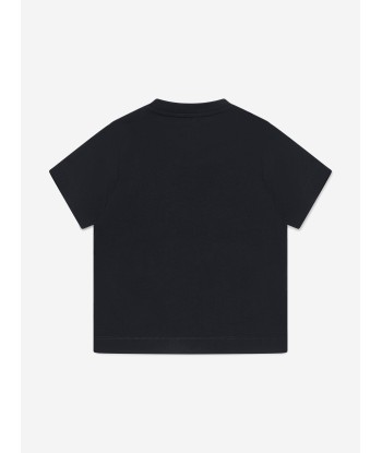 Emporio Armani Boys Logo T-Shirt In Navy de votre