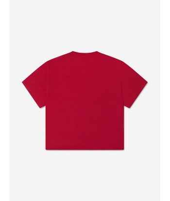 Emporio Armani Boys Chevron T-Shirt In Red Venez découvrir notre 