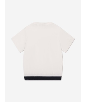 Emporio Armani Boys Logo T-Shirt In White acheter