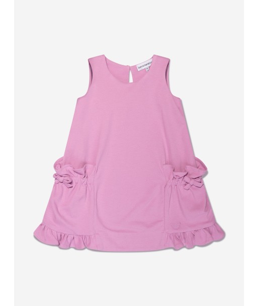 Emporio Armani Baby Girls Frilly Dress In Pink l'évolution des habitudes 