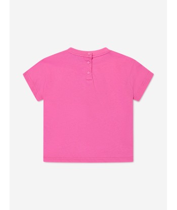 Emporio Armani Baby Girls Logo Print T-Shirt In Pink france