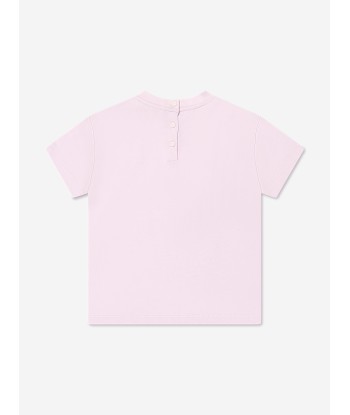 Emporio Armani Baby Girls Logo T-Shirt In Pink Véritable concentré