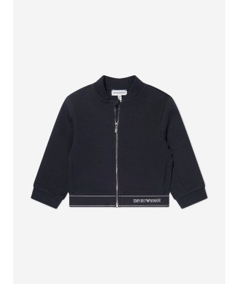 Emporio Armani Baby Boys Bomber Jacket In Navy livraison et retour toujours gratuits