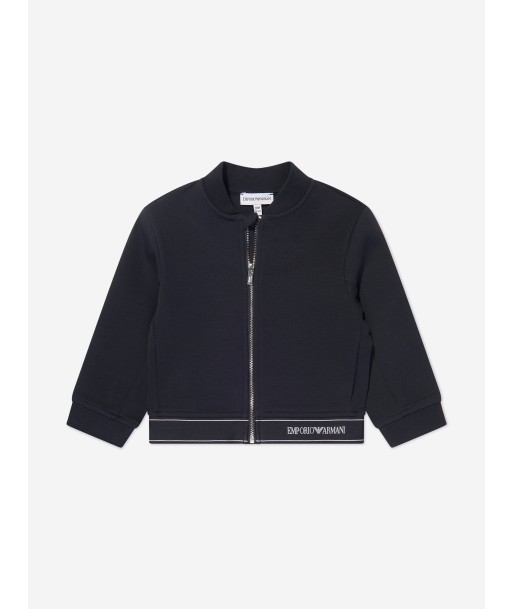 Emporio Armani Baby Boys Bomber Jacket In Navy livraison et retour toujours gratuits