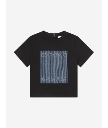 Emporio Armani Baby Boys Printed T-Shirt In Navy shop