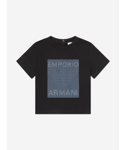 Emporio Armani Baby Boys Printed T-Shirt In Navy shop