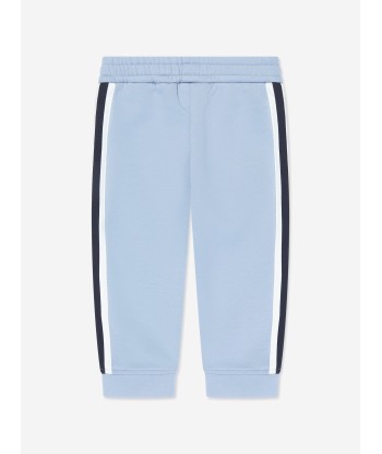 Emporio Armani Baby Boys Logo Joggers In Blue en ligne