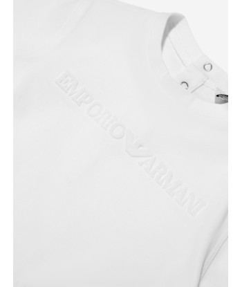 Emporio Armani Baby Boys Logo T-Shirt In White Le MVP de beaucoup