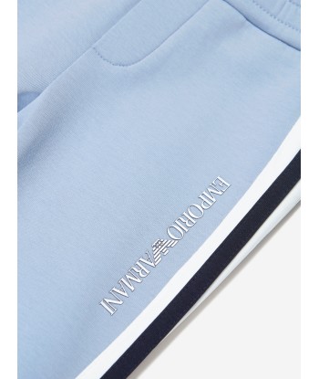 Emporio Armani Baby Boys Logo Joggers In Blue en ligne