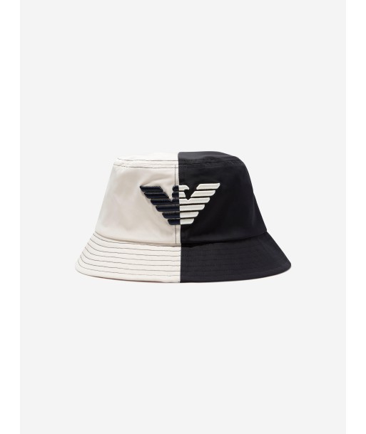 Emporio Armani Boys Logo Bucket Hat In Navy 50-70% off 