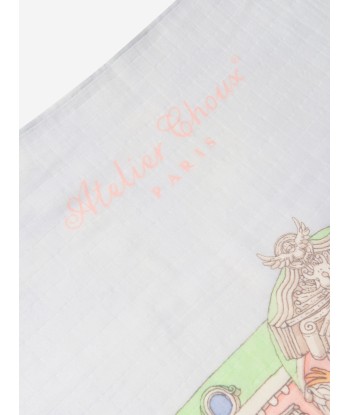 Atelier Choux Baby Monceau Mansion Swaddle in Blue pas chere