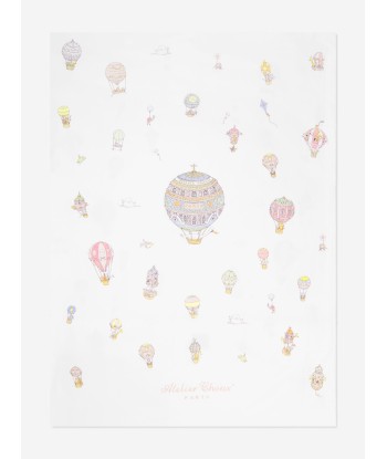 Atelier Choux Baby Hot Air Balloons Satin Duvet Cover in White s'inspire de l'anatomie humaine