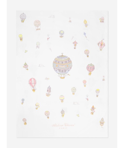 Atelier Choux Baby Hot Air Balloons Satin Duvet Cover in White s'inspire de l'anatomie humaine