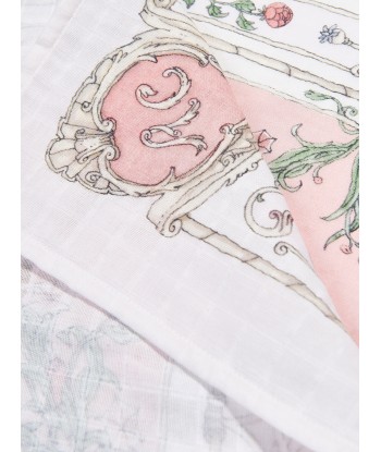 Atelier Choux Baby Girls Tapestry Swaddle in Pink les ctes