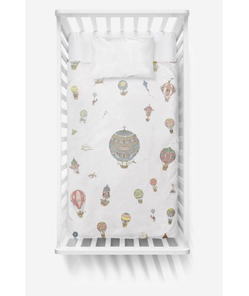 Atelier Choux Baby Hot Air Balloons Satin Duvet Cover in White s'inspire de l'anatomie humaine