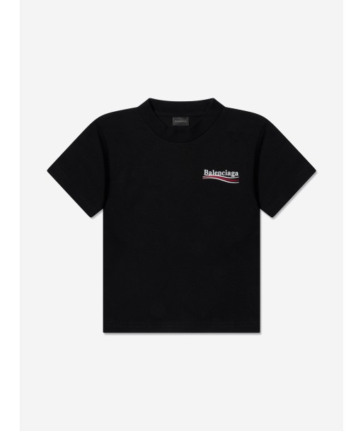 Balenciaga Kids Logo T-Shirt en linge