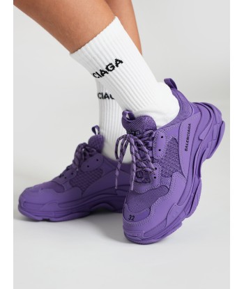 Balenciaga Kids Triple S Trainers in Purple le des métaux précieux