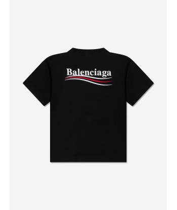 Balenciaga Kids Logo T-Shirt en linge