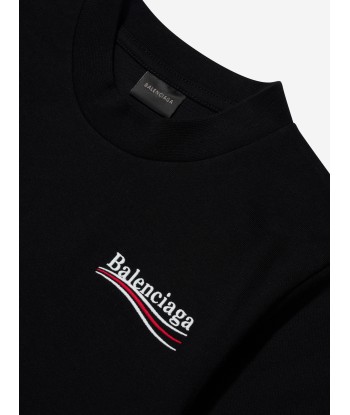 Balenciaga Kids Logo T-Shirt en linge