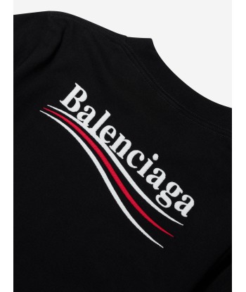 Balenciaga Kids Logo T-Shirt en linge