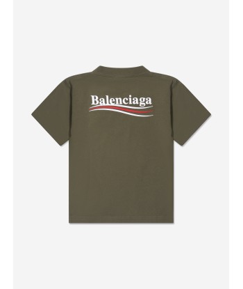 Balenciaga Kids Logo T-Shirt Voir les baskets