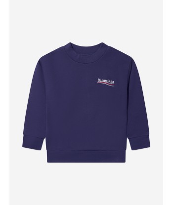 Balenciaga Kids Crew Neck Classic Sweatshirt offre 