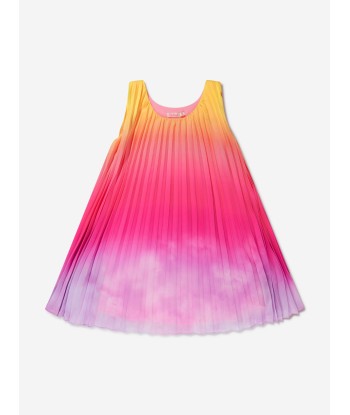 Billieblush Girls Pleated Sleeveless Dress in Multicolour d'Europe débarque