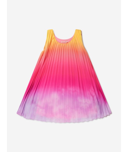 Billieblush Girls Pleated Sleeveless Dress in Multicolour d'Europe débarque