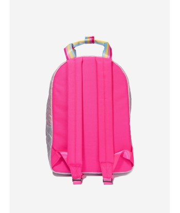 Billieblush Girls Branded Backpack in Blue en stock