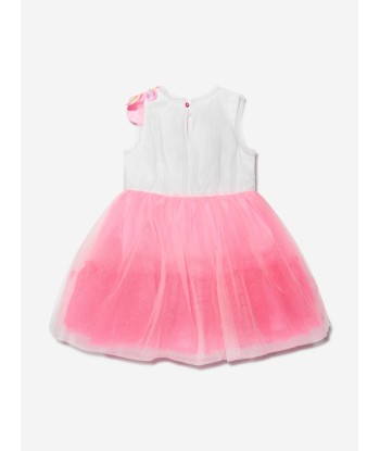 Billieblush Girls Sleeveless Butterfly Dress in Pink de technologie