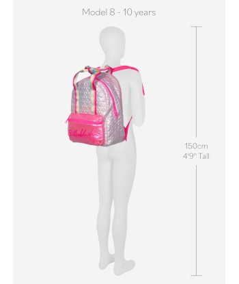 Billieblush Girls Branded Backpack in Blue en stock