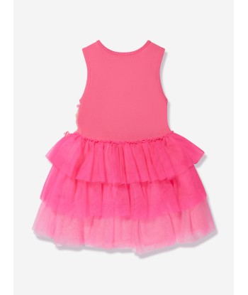 Billieblush Girls Sequin Sleeveless Dress in Pink est présent 