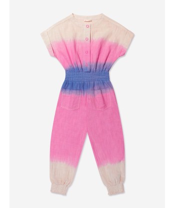 Billieblush Girls Tie Dye Jumpsuit in Pink des créatures d'habitude