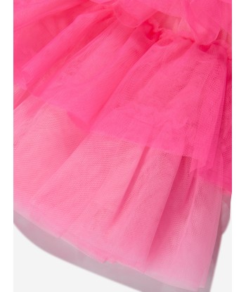 Billieblush Girls Sequin Sleeveless Dress in Pink est présent 