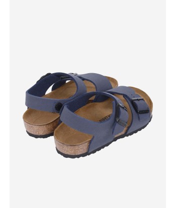 BIRKENSTOCK Boys New York Sandals in Navy les muscles